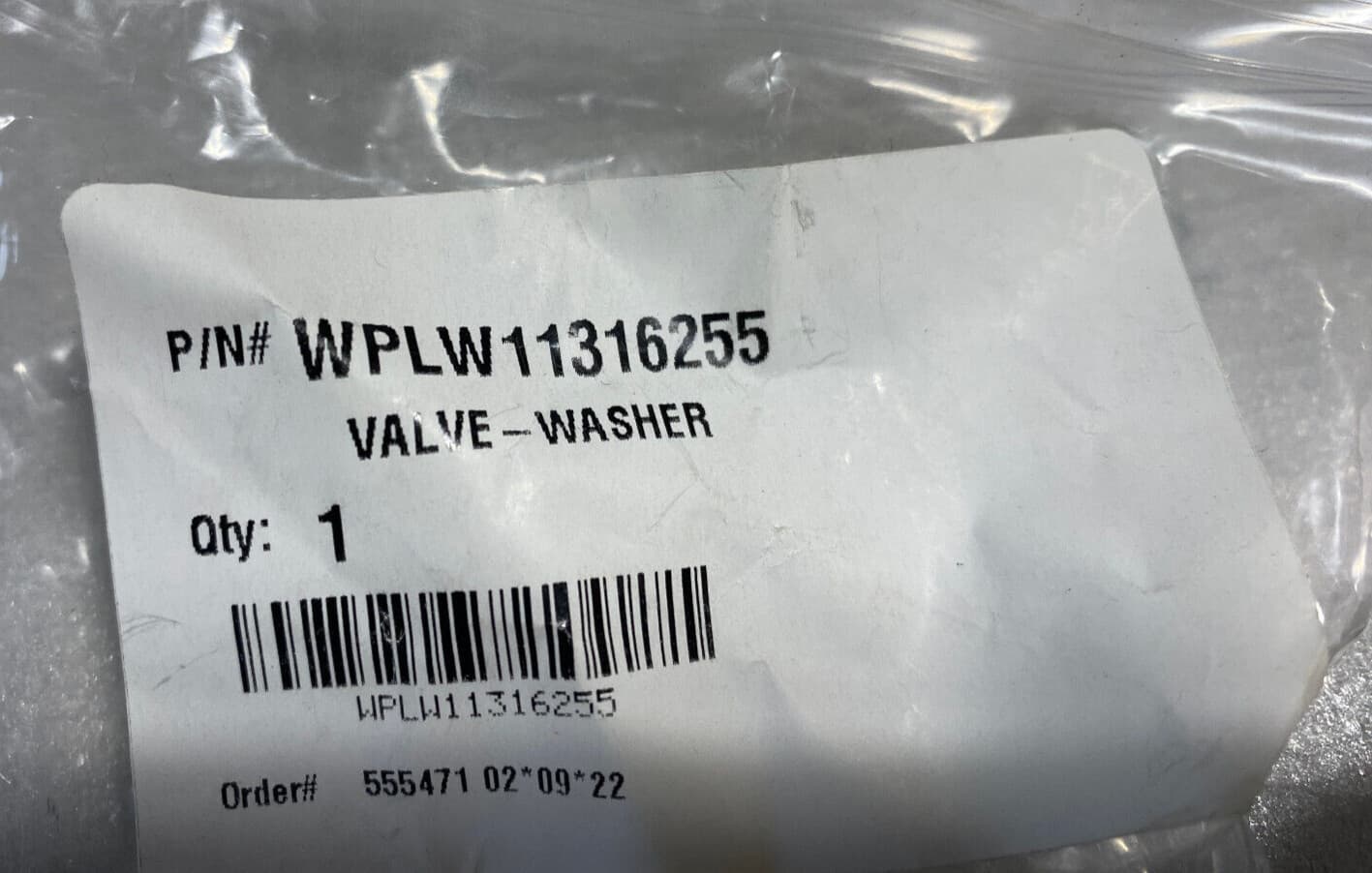 NEW Genuine OEM Whirlpool Washer Water Inlet Valve W11316255 — thumbnail 4