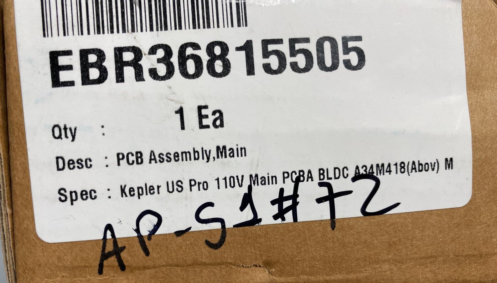 EBR36815505 OEM LG Washer Control Board New Genuine — thumbnail 5
