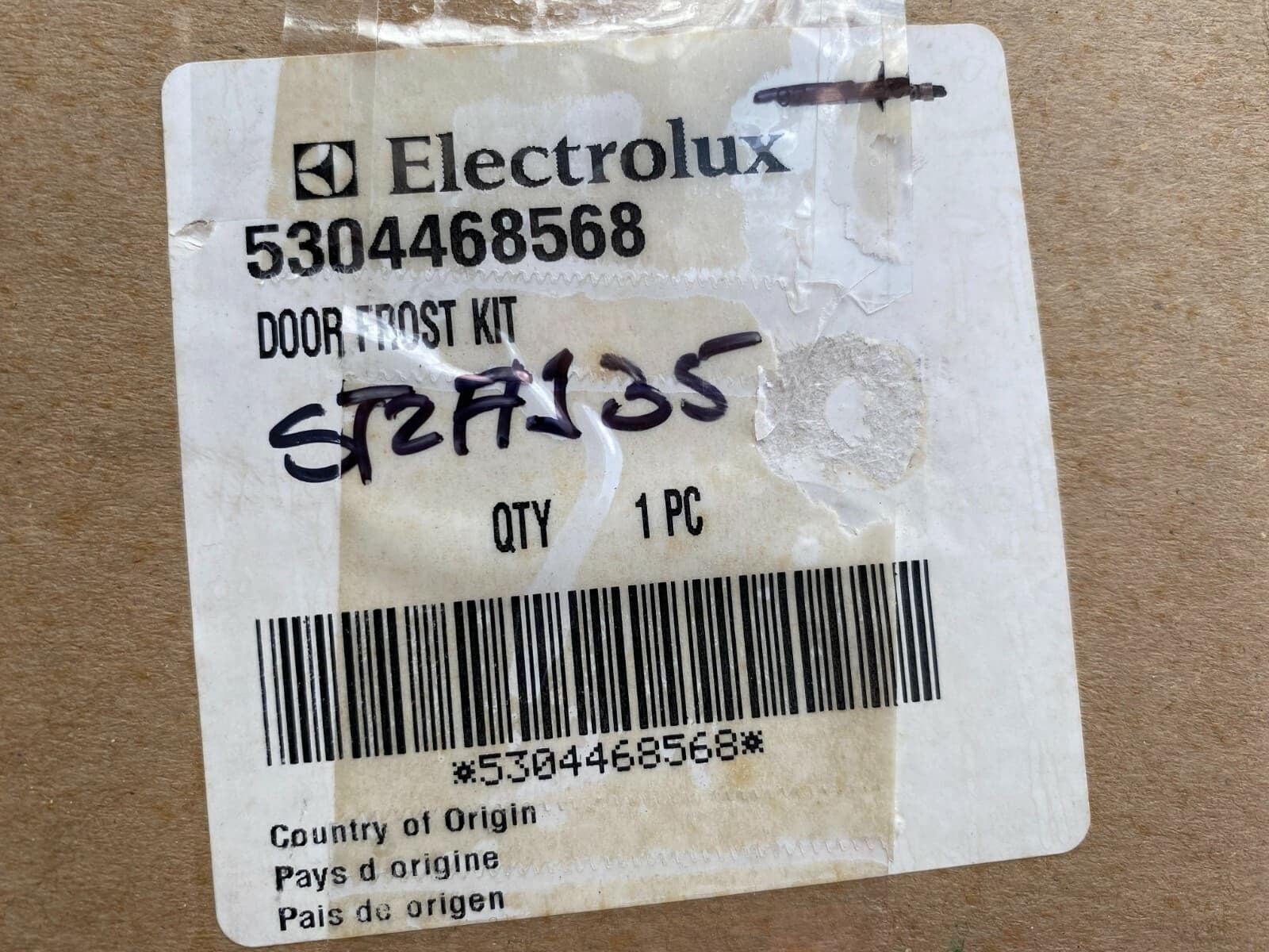 Genuine OEM Electrolux Frigidaire  Door Frost Kit 5304468568 — thumbnail 4