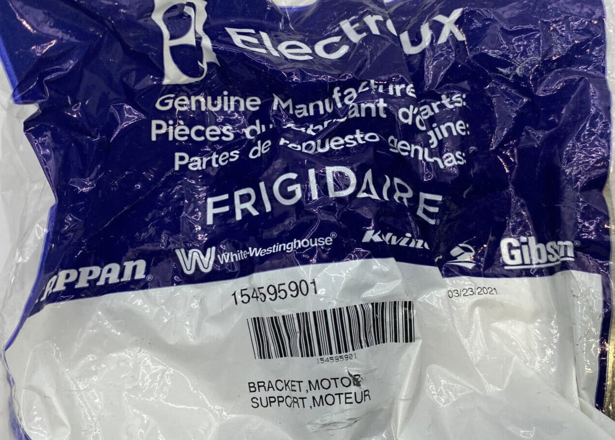 New Genuine OEM Frigidaire Dishwasher Motor Bracket 154595901 — thumbnail 3