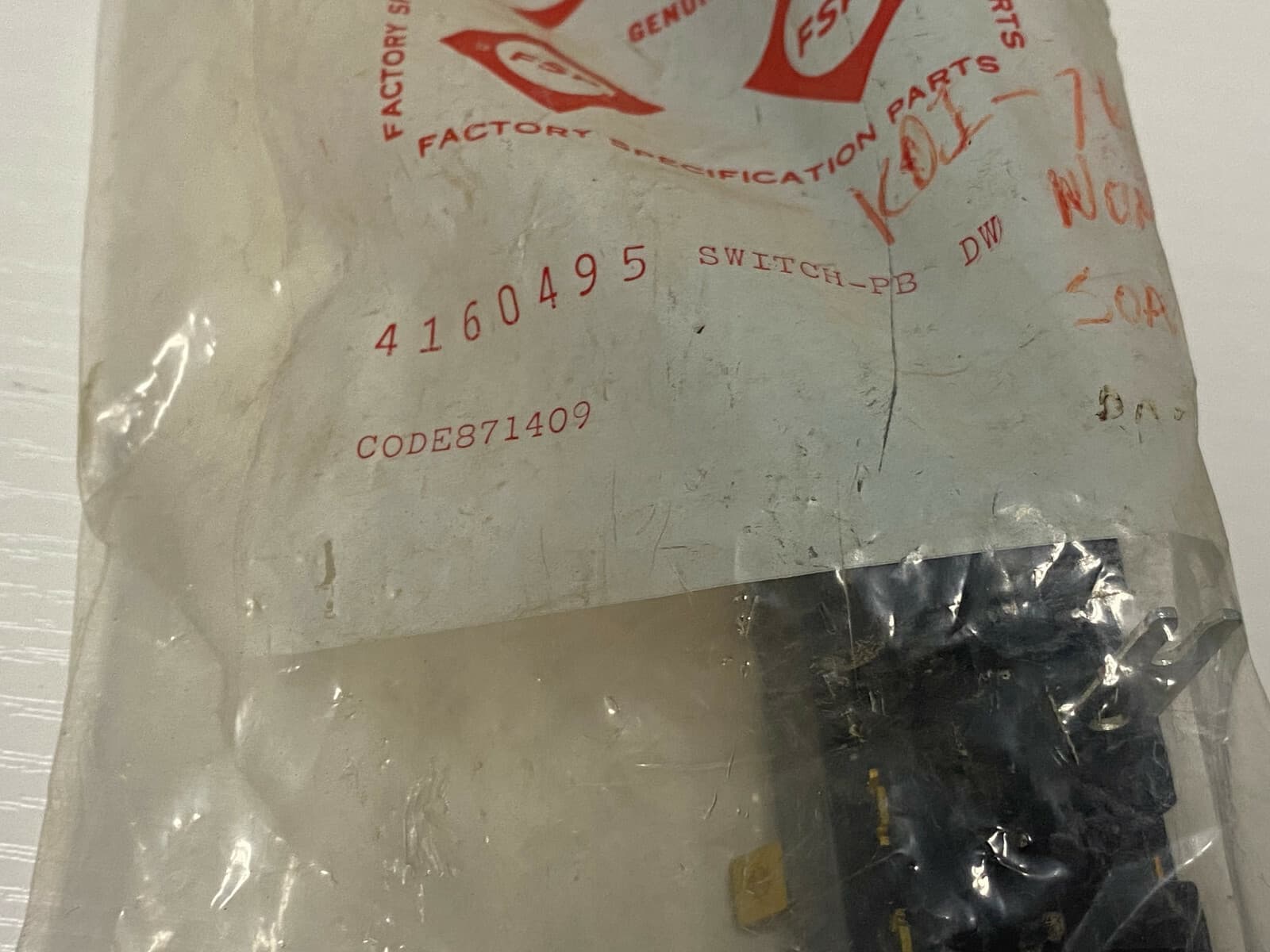 Genuine OEM Kitchen Aid Switch - PB 4160495 — thumbnail 3