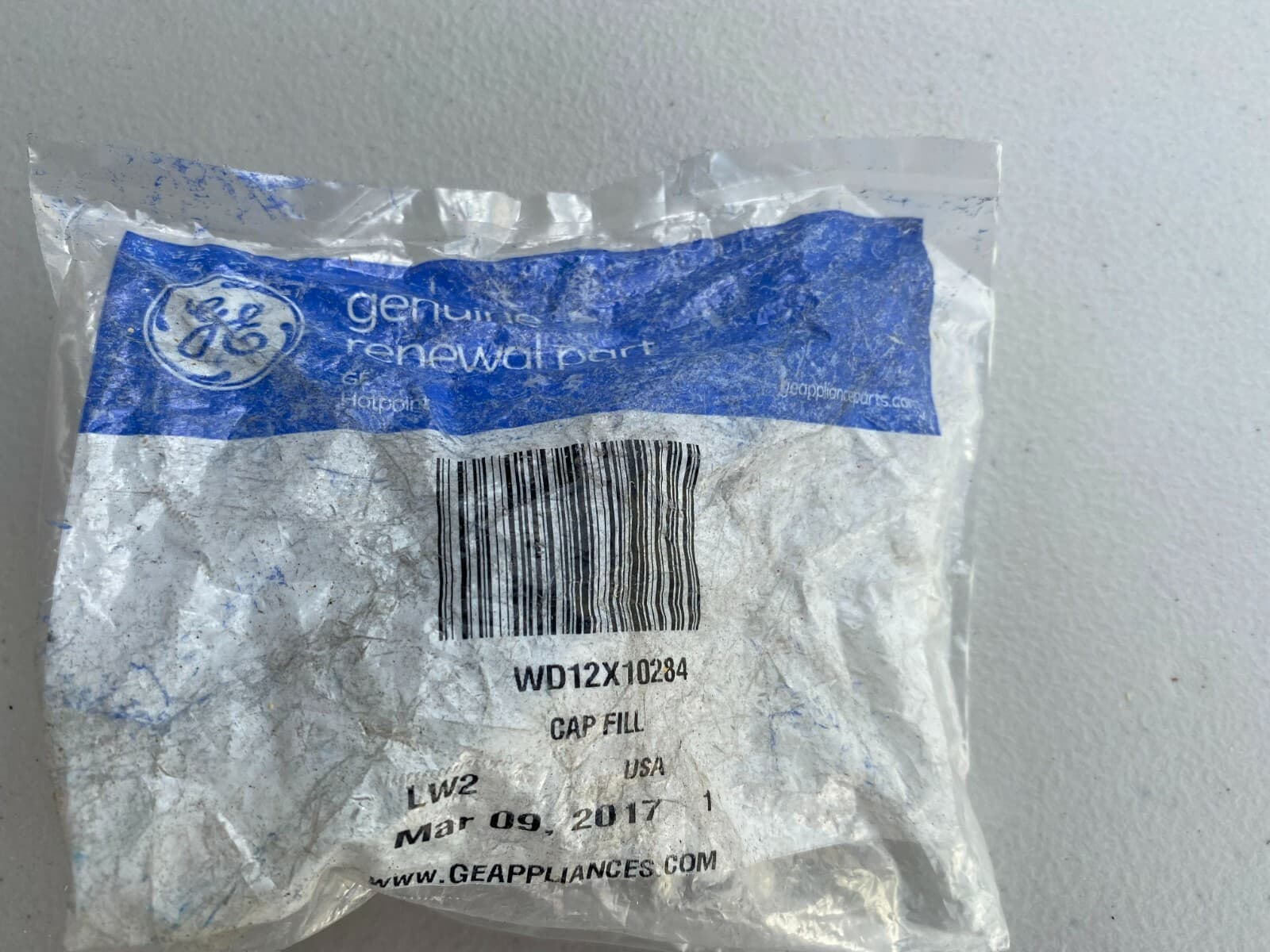 Genuine OEM GE Dishwasher Cap Fill WD12X10284 — thumbnail 3