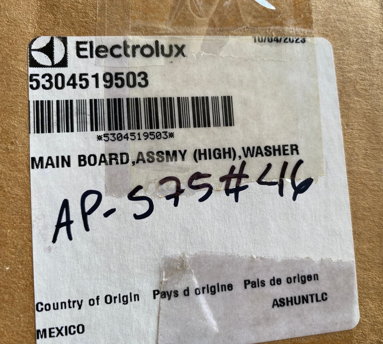 Genuine OEM Frigidaire Washer Control Board  EFLS627UIW0   5304519503 — thumbnail 4