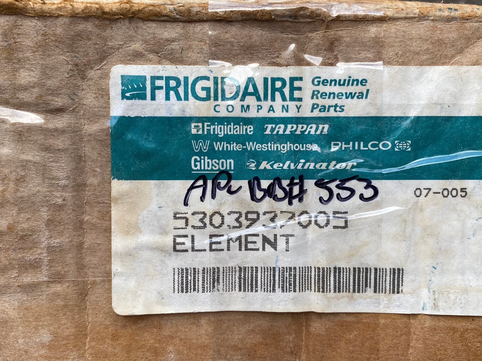 New Genuine Frigidaire Heater 5303937005 — thumbnail 3