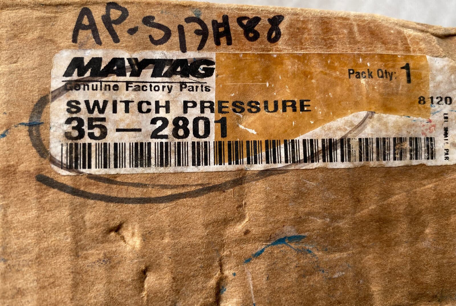New Genuine Maytag Switch Pressure 35-2801 — thumbnail 5