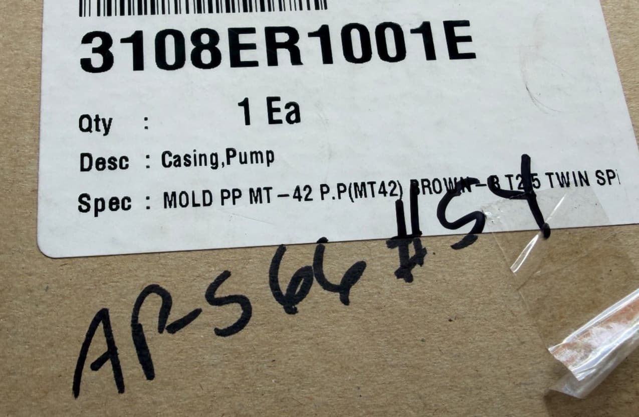 3108ER1001E  OEM LG Washer Pump Casing New Genuine — thumbnail 3