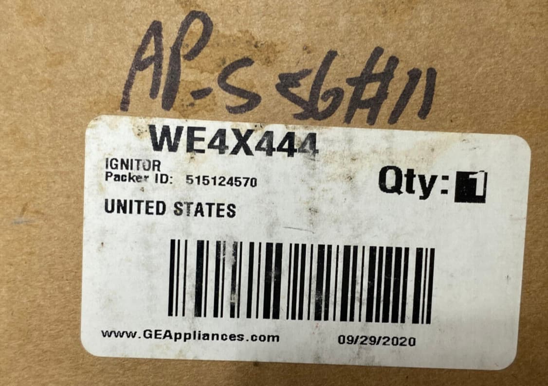 New Genuine GE Dryer Ignitor WE4X444 — thumbnail 5