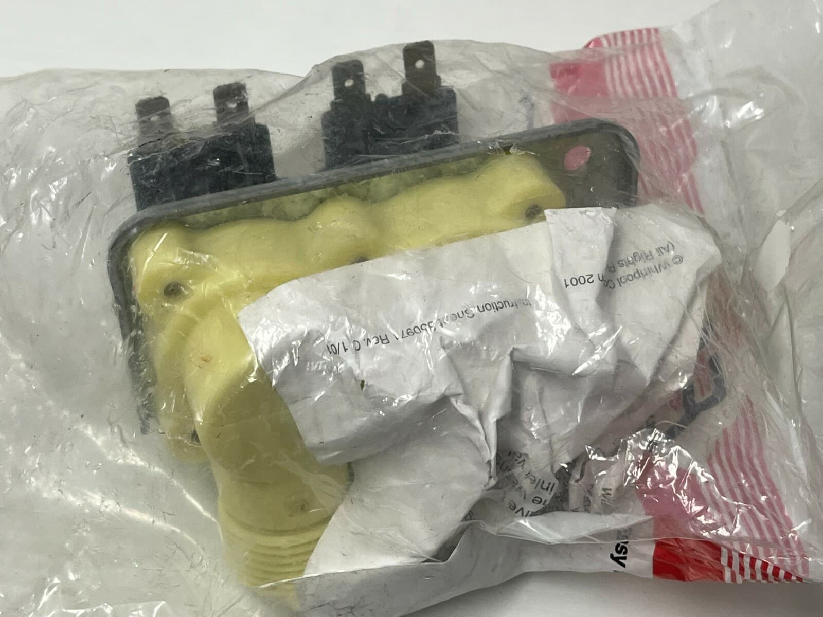 New Genuine OEM Whirlpool  Washer Water Inlet Valve LA9800XPW1  358277 — thumbnail 9