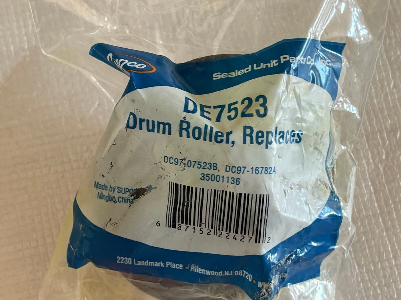 New For Samsung Dryer Drum Roller Wheel (3Pack ) DC97-07523B — thumbnail 5