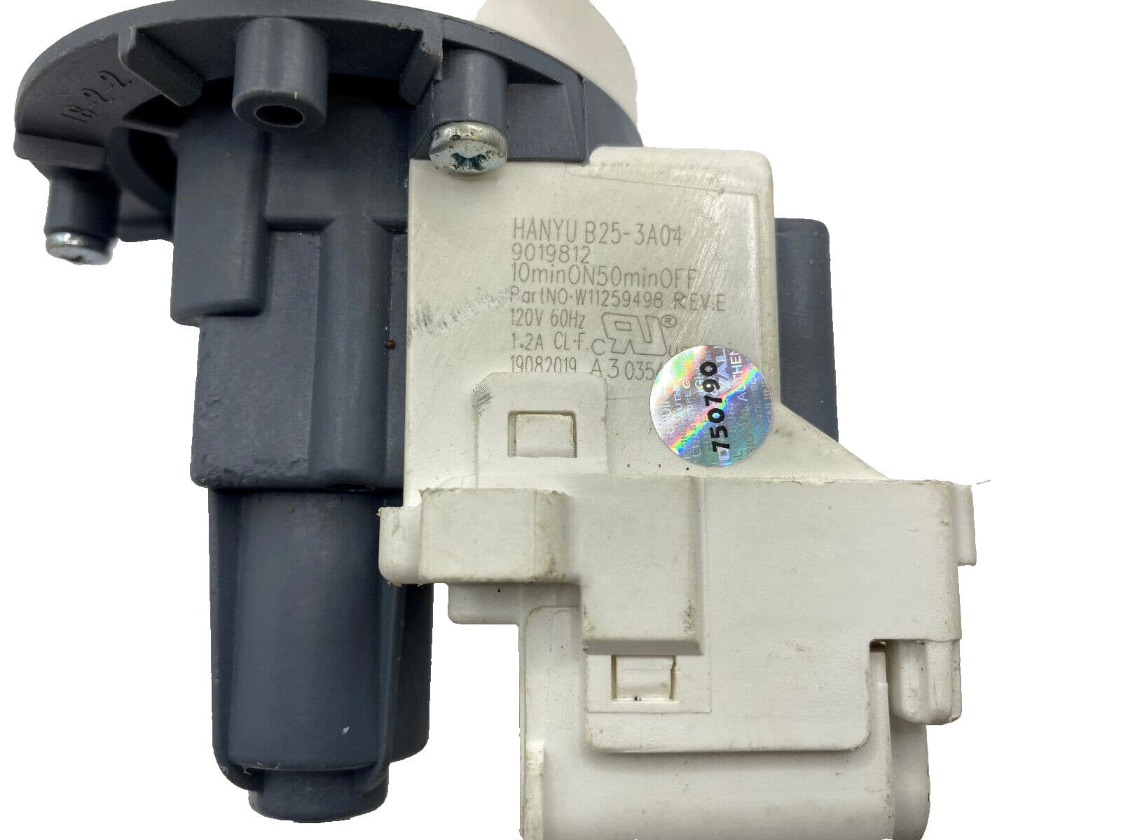 Genuine OEM Whirlpool Washer Drain Pump W11259498 — thumbnail 5