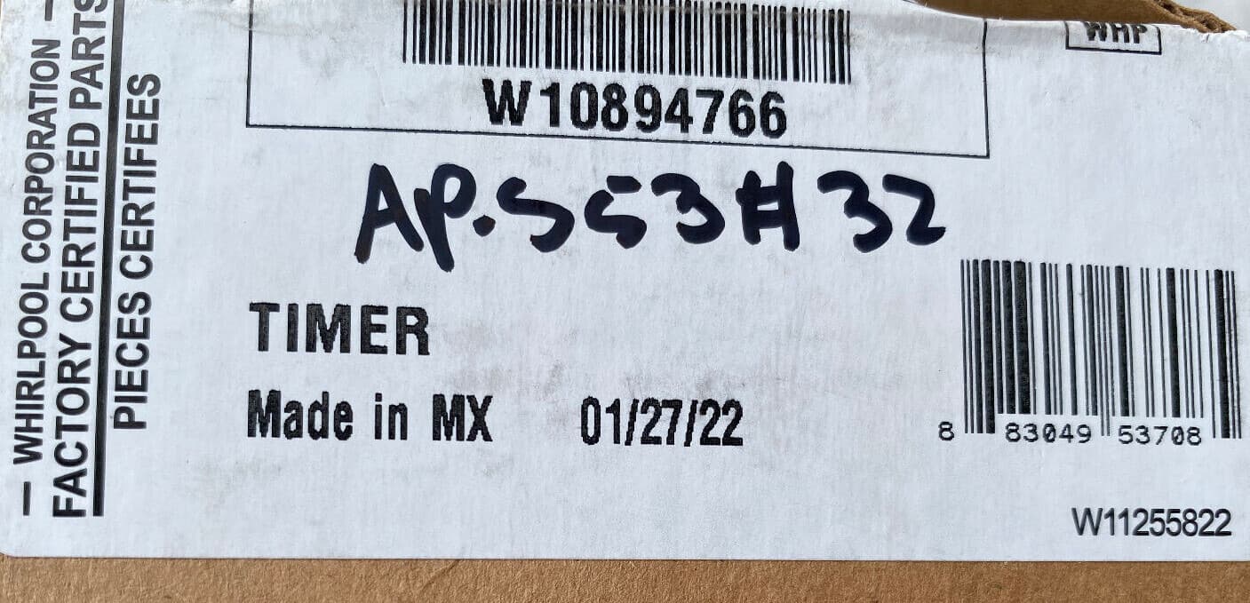 New Genuine Whirlpool Dryer Timer W10894766 — thumbnail 7