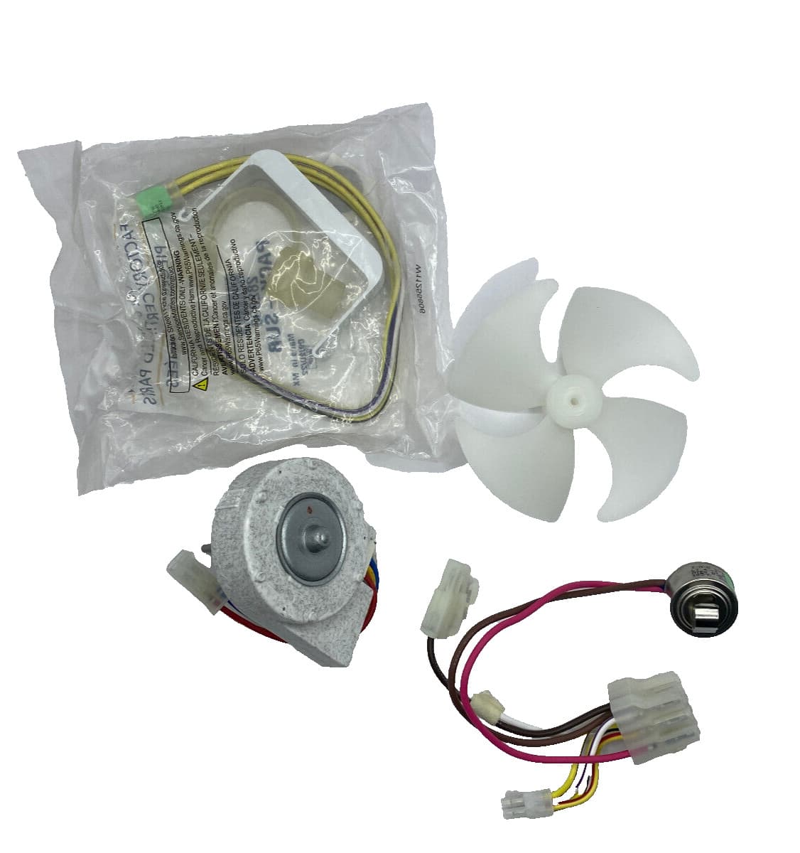 New Genuine OEM Whirlpool Refrigerator Evaporator Fan Motor Kit 8201589 — thumbnail 3