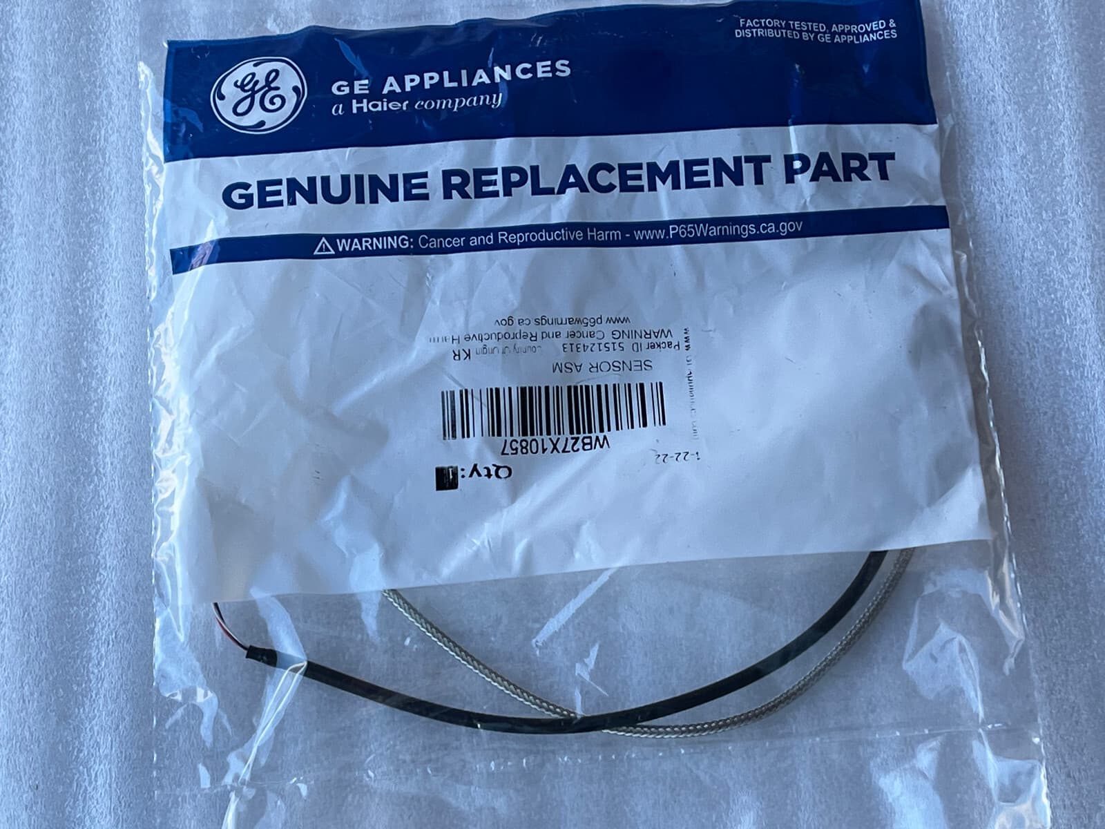 New Genuine GE Microwave Sensor Asm WB27X10857 — thumbnail 2