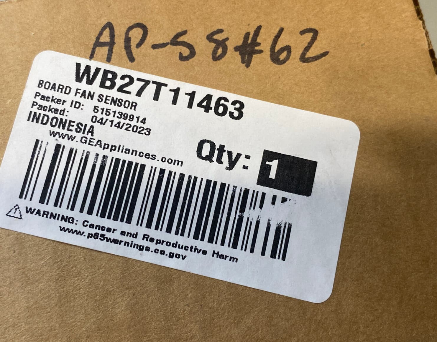 New Genuine GE Microwave Board Fan Sensor WB27T11463 — thumbnail 11