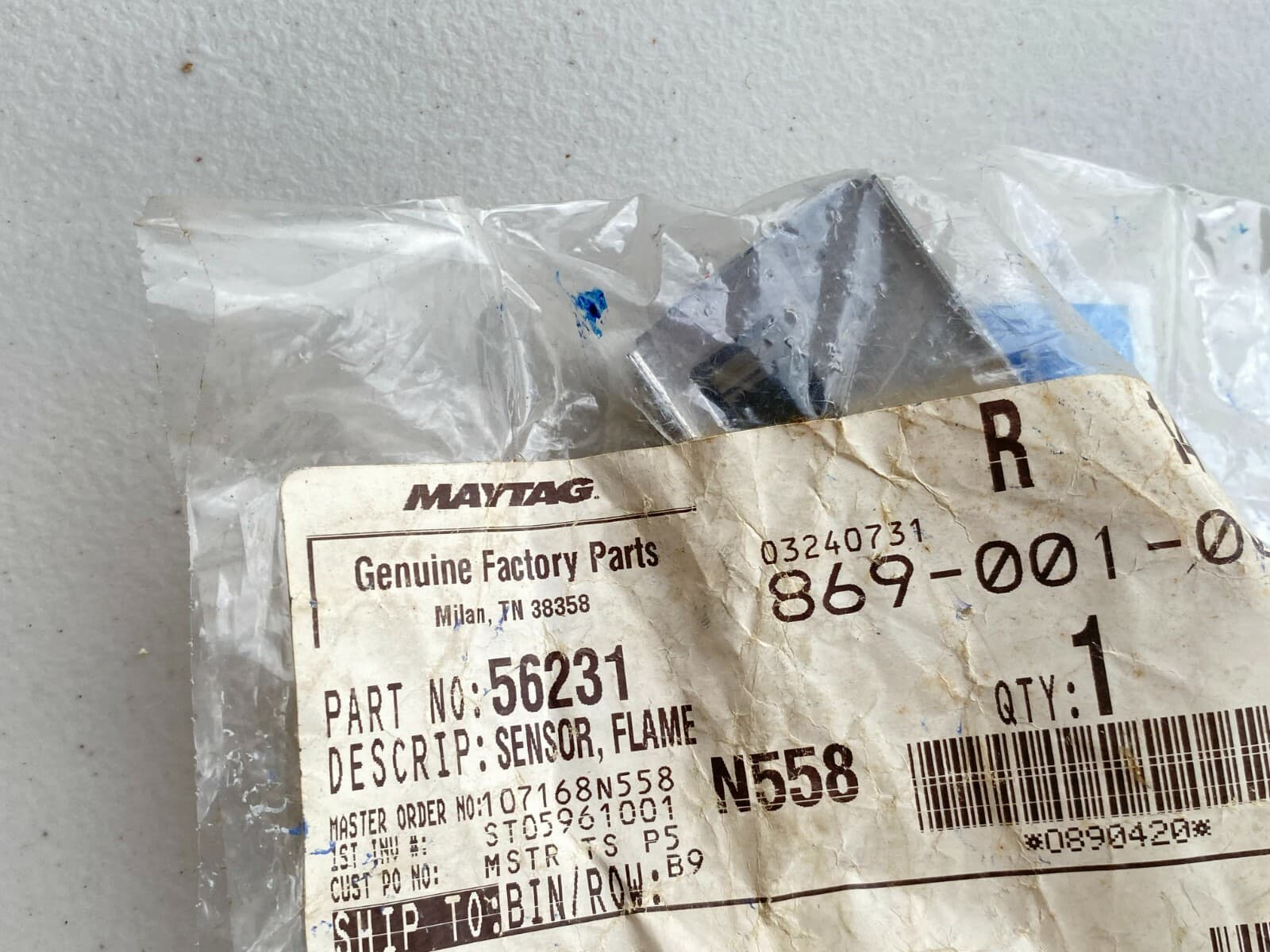 Genuine OEM MAYTAG Flame Sensor 56231 — thumbnail 4