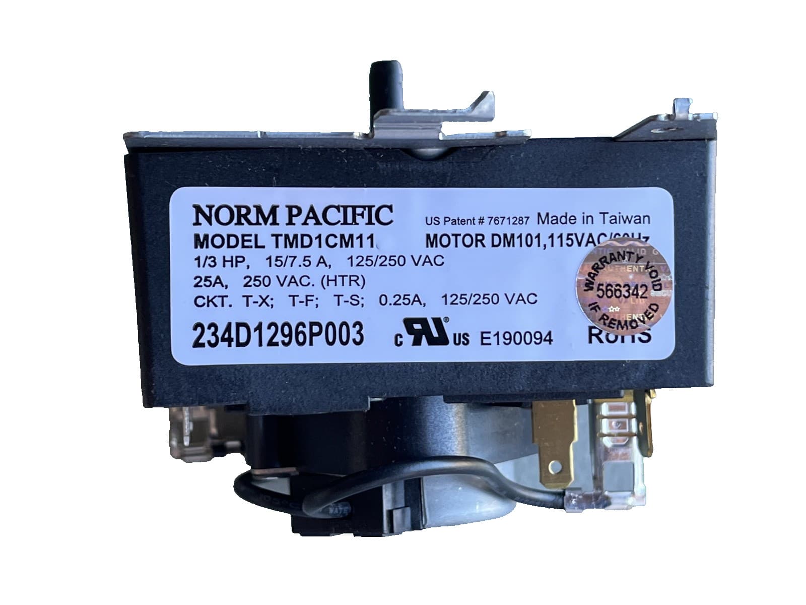 WE04X20415 Genuine OEM GE Dryer Timer New Genuine — thumbnail 4