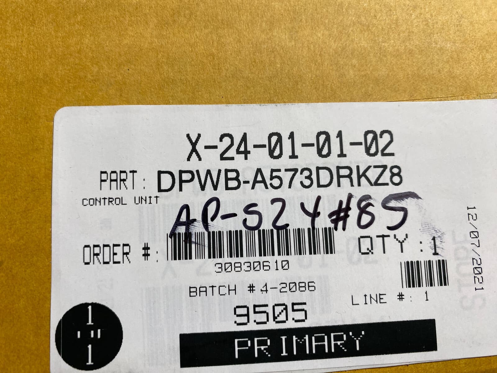 New Genuine OEM Sharp Microwave Control Unit  DPWB-A567DRKZ8 — thumbnail 6