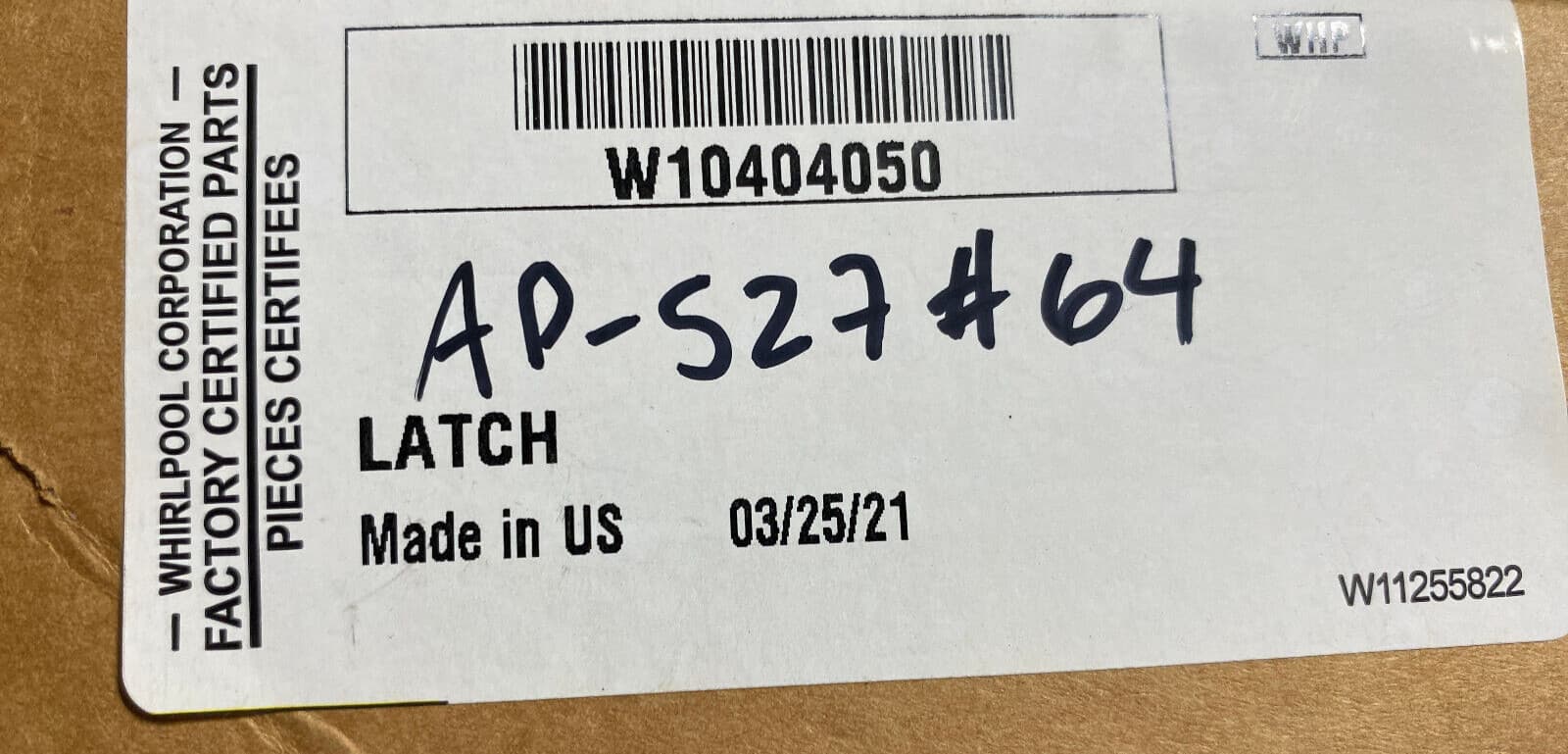 New Genuine OEM Whirlpool Lid Latch Assembly W10404050 — thumbnail 13