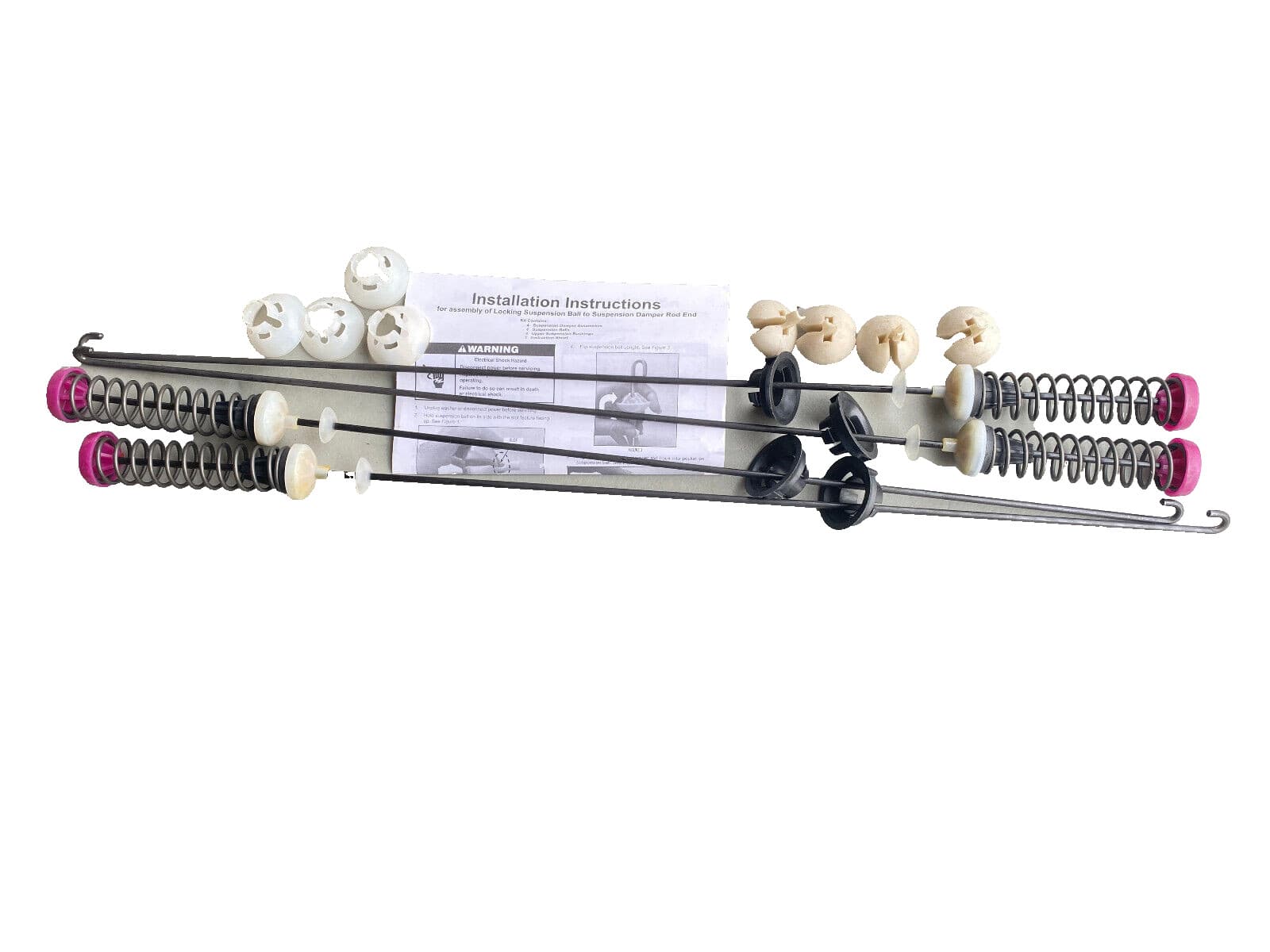 New Genuine OEM  Whirlpool Washer Suspension Rod Kit W11027214