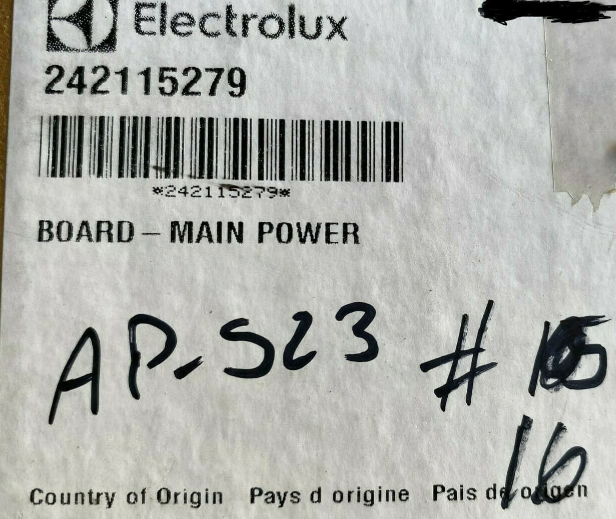 New Genuine OEM  Frigidaire  Main Control Board Power 242115279 — thumbnail 4