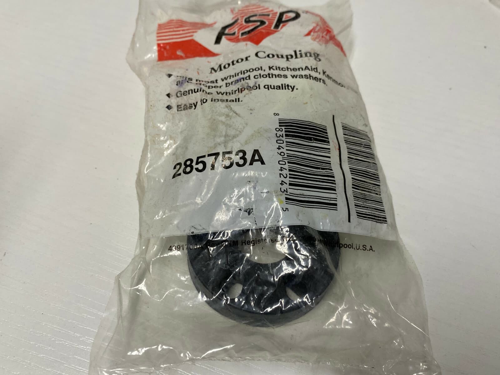 NEW Genuine OEM Whirlpool  Washer Motor Coupling Kit LSR7233DZ1  285753A — thumbnail 10