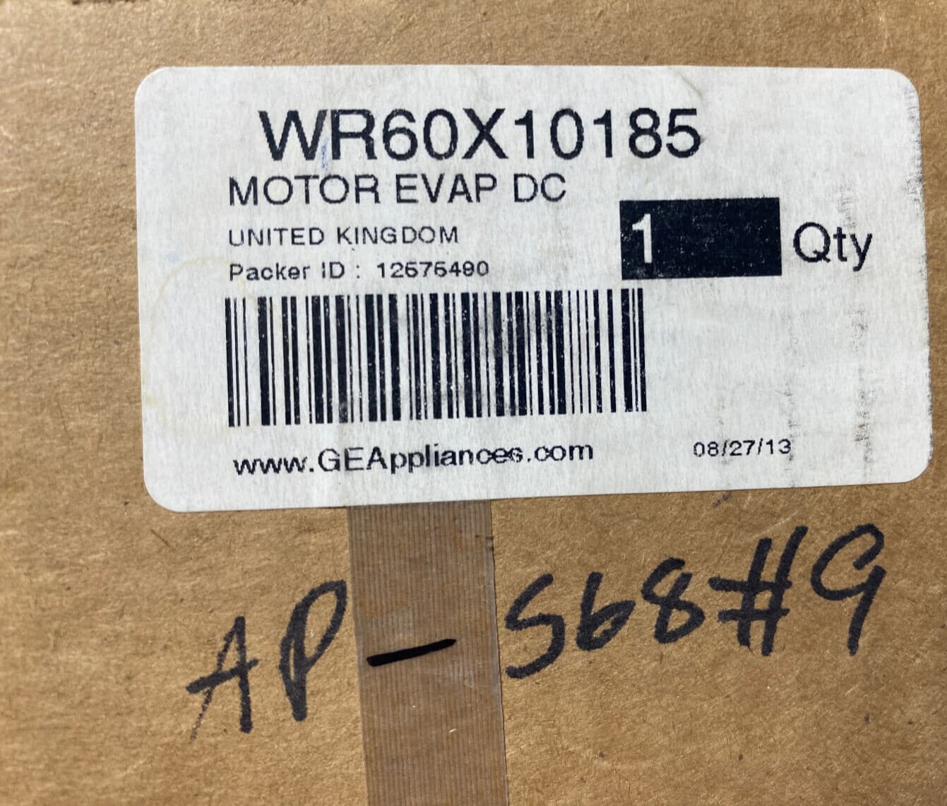 New Genuine GE Refrigerator Evaporator Fan Motor WR60X10185 — thumbnail 22