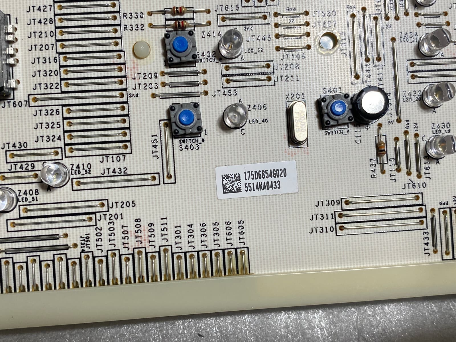 Genuine OEM GE Washer Control Board 175D6854G020 — thumbnail 5