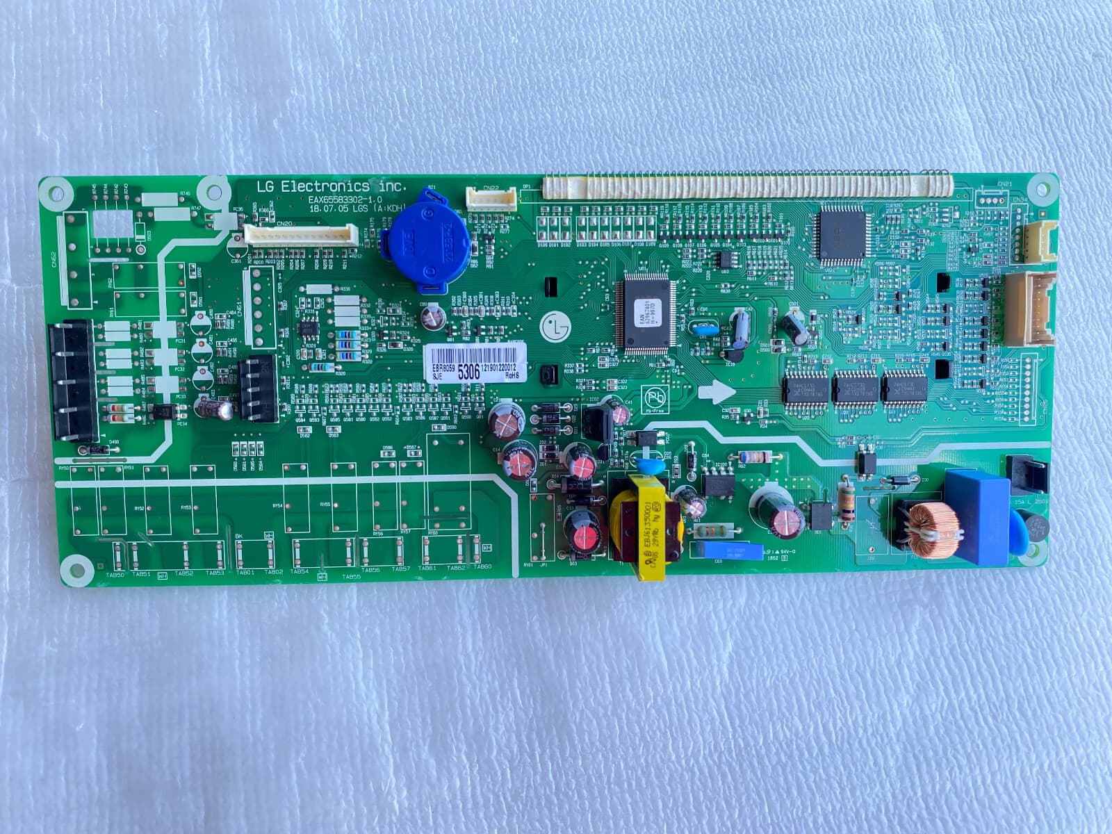 New Genuine LG Main Power Control Board PCB Assembly EBR80595306