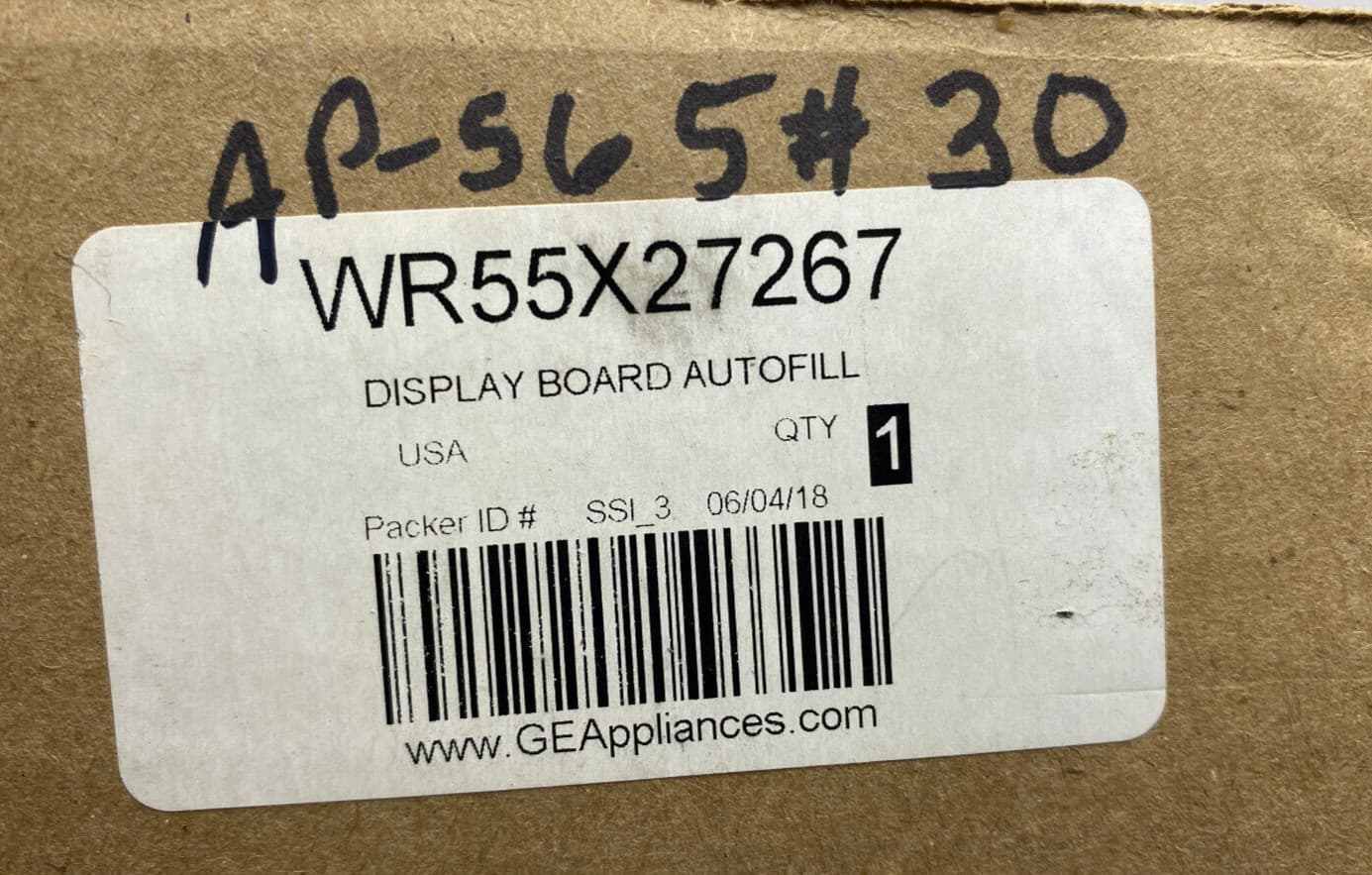 New Genuine OEM GE Refrigerator Dispenser Display Control Board WR55X27267 — thumbnail 3