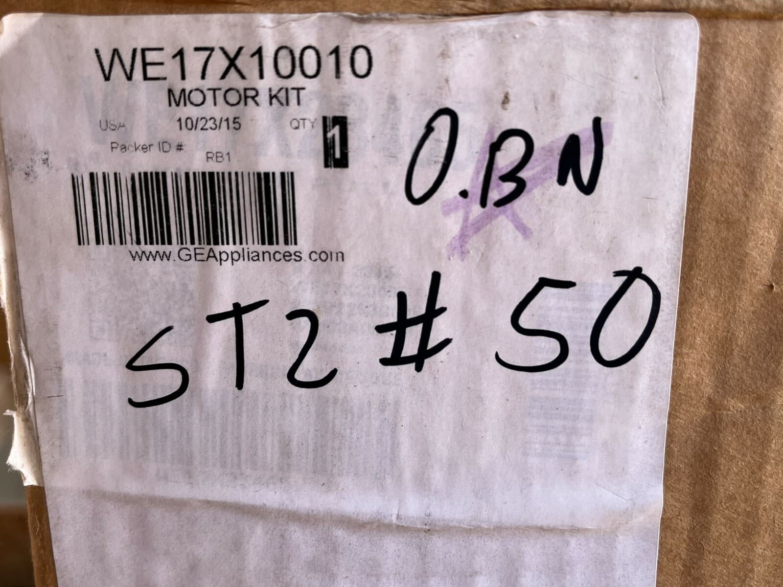 Genuine OEM GE Dryer Motor Kit DBXR453EV0WW  WE17X10010 — thumbnail 6