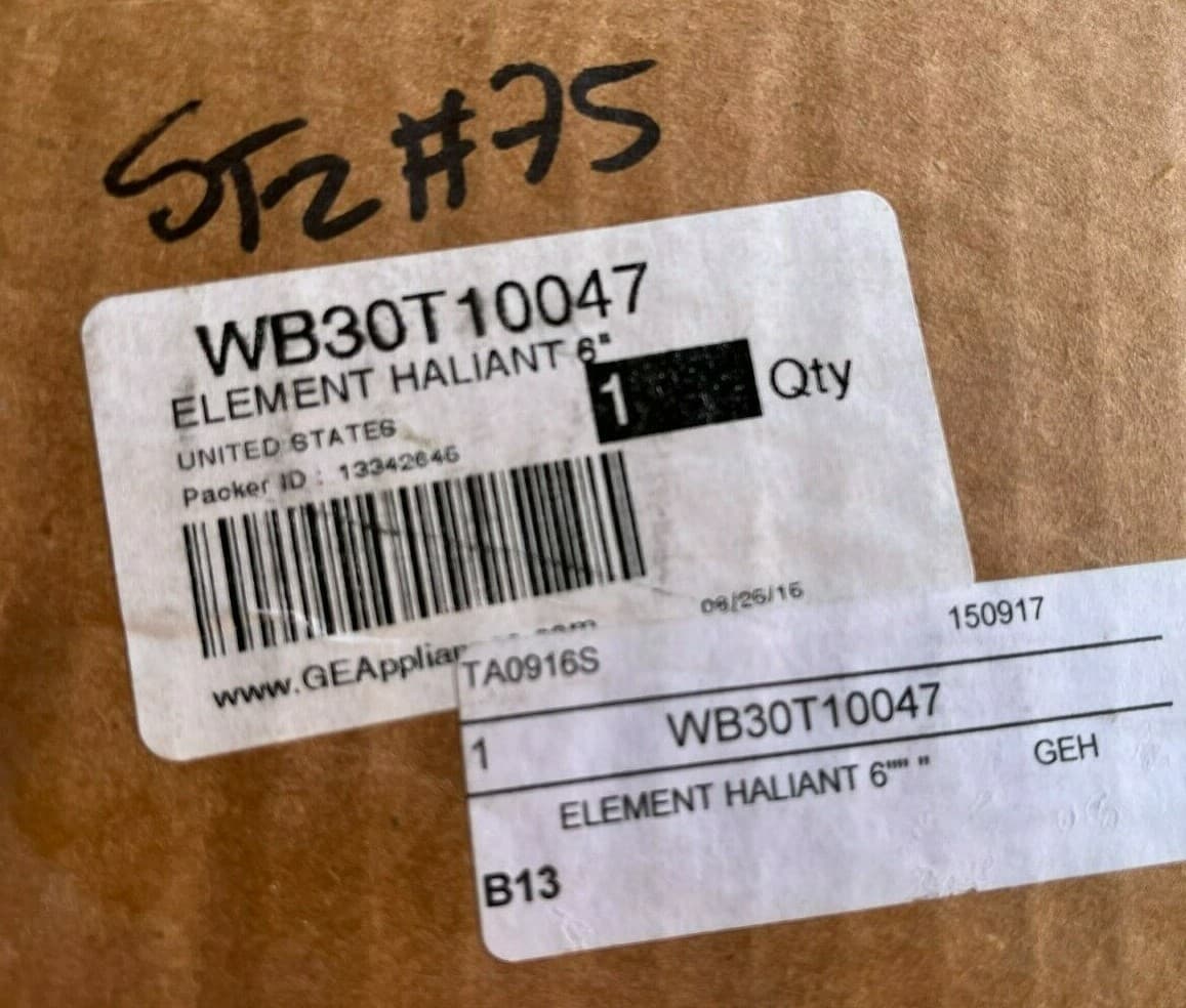 New Genuine GE Range Stove Radiant Surface Element WB30T10047 — thumbnail 3