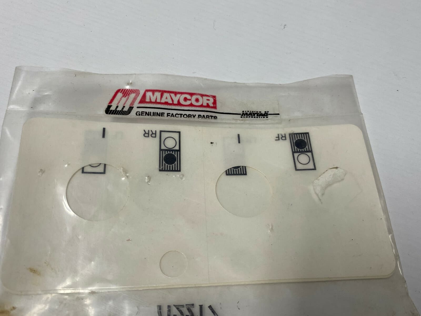OEM MAYCOR Decal Infinite Switch 712217