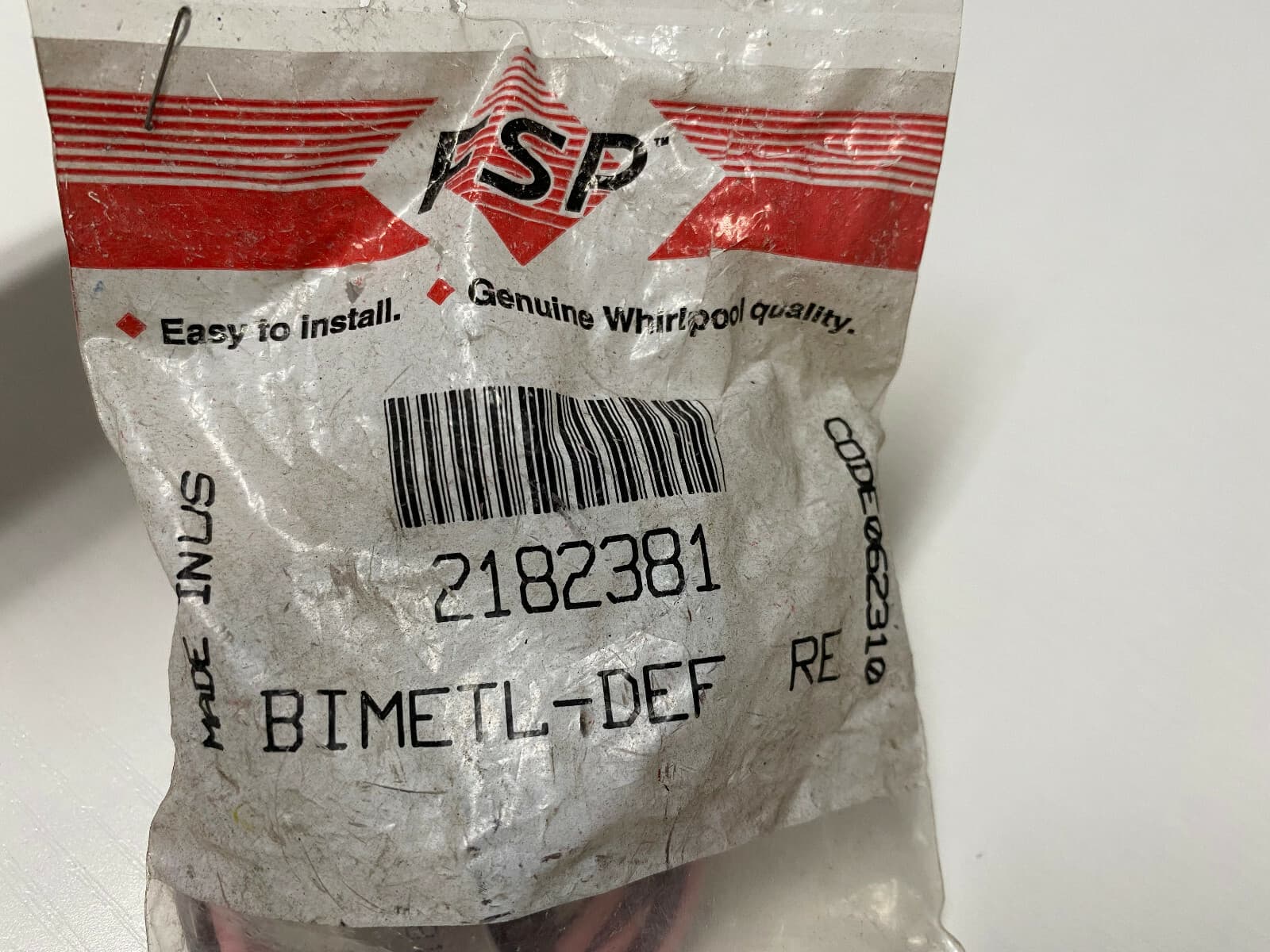 New Genuine OEM Whirlpool Refrigerator Thermostat, Defrost  2182381 — thumbnail 5