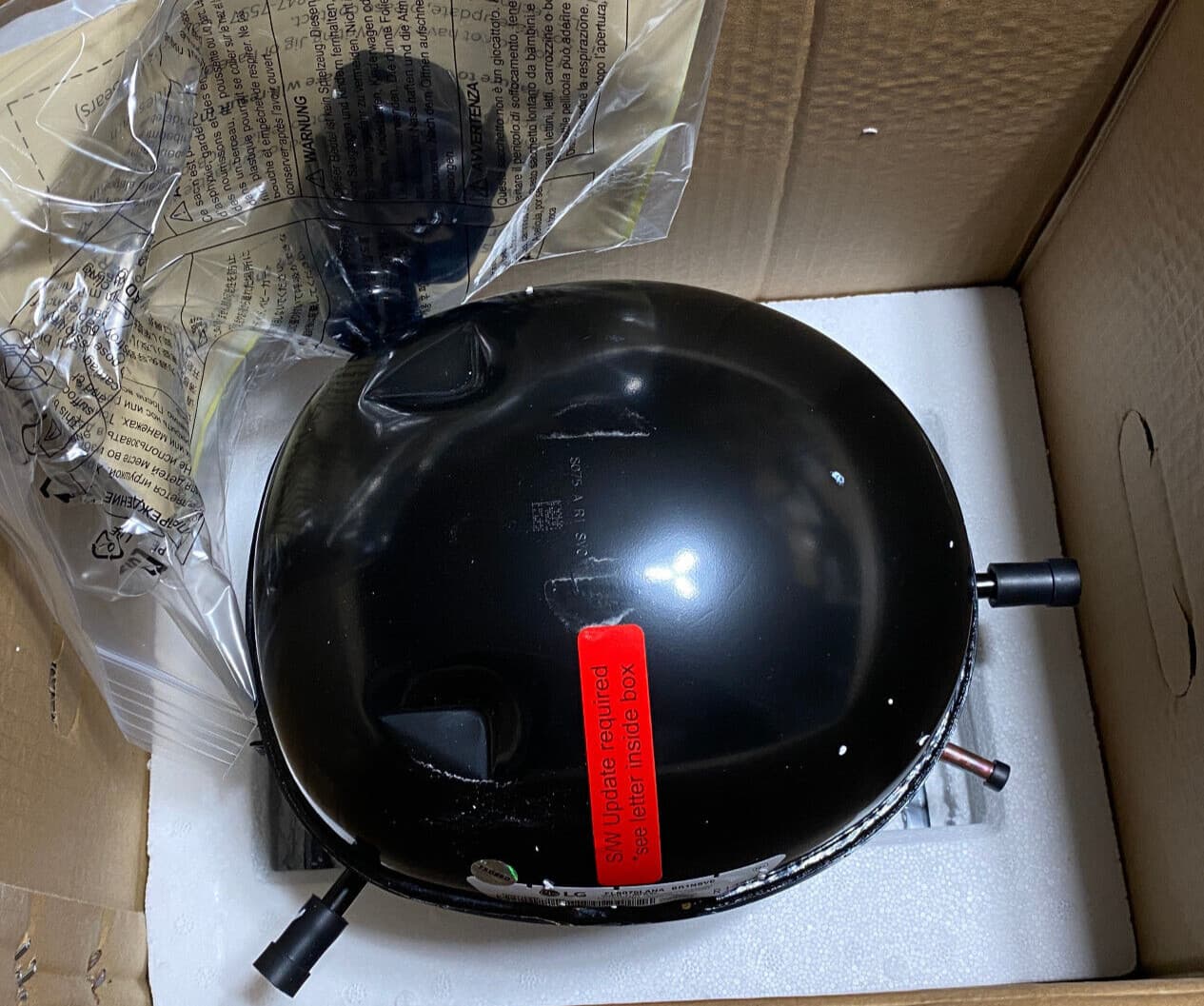 New Genuine OEM LG Kenmore Refrigerator Compressor FLS075LANA TCA38151706 — thumbnail 2