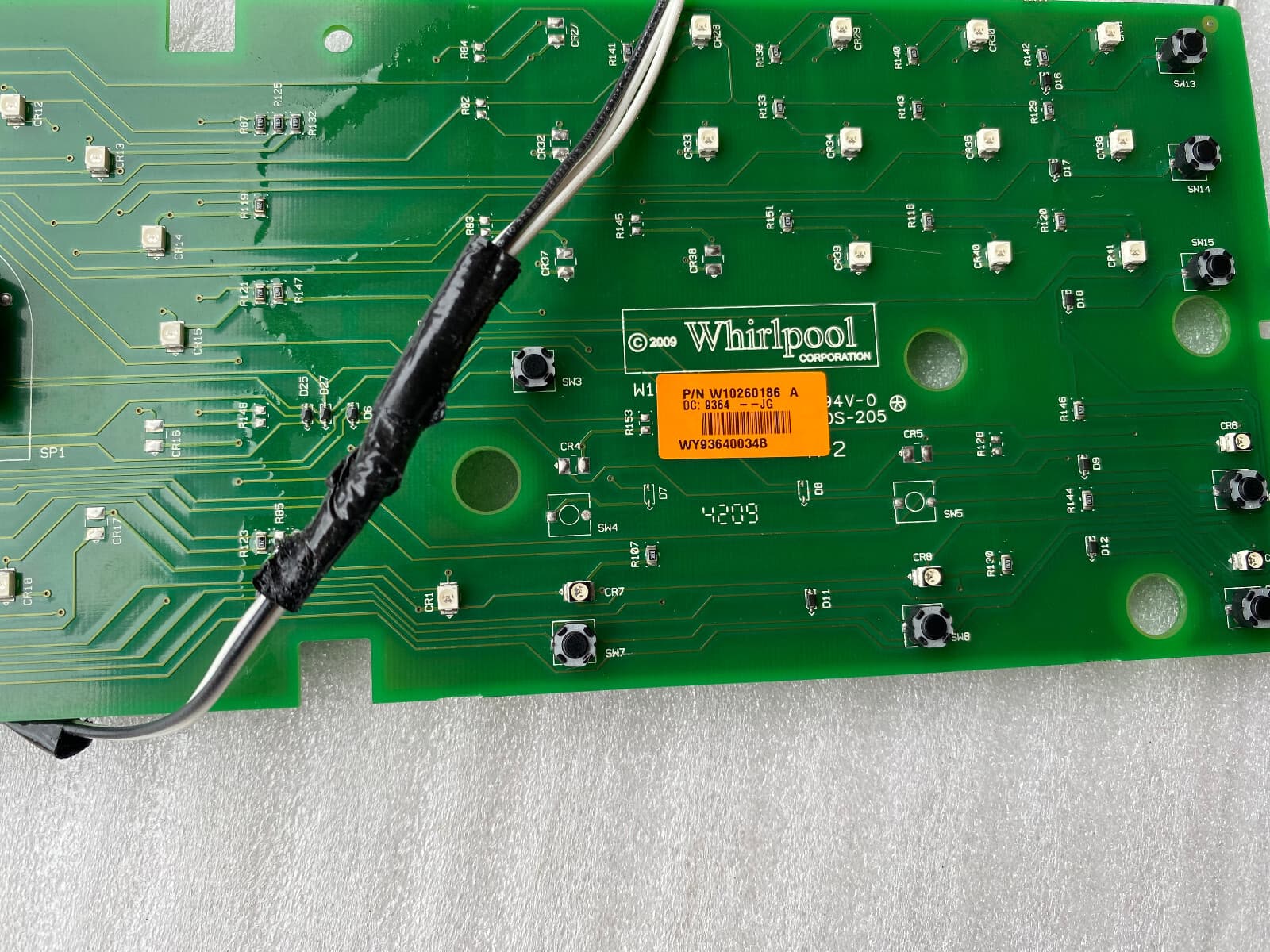 Genuine Whirlpool  Washer Control Board W10260186 — thumbnail 2