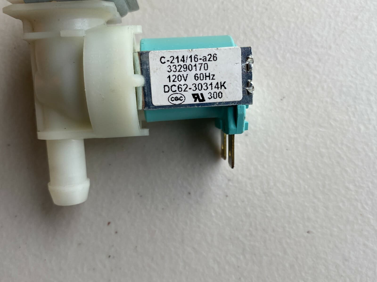 Genuine OEM Samsung Washer Water Inlet Valve DC62-30314K — thumbnail 4