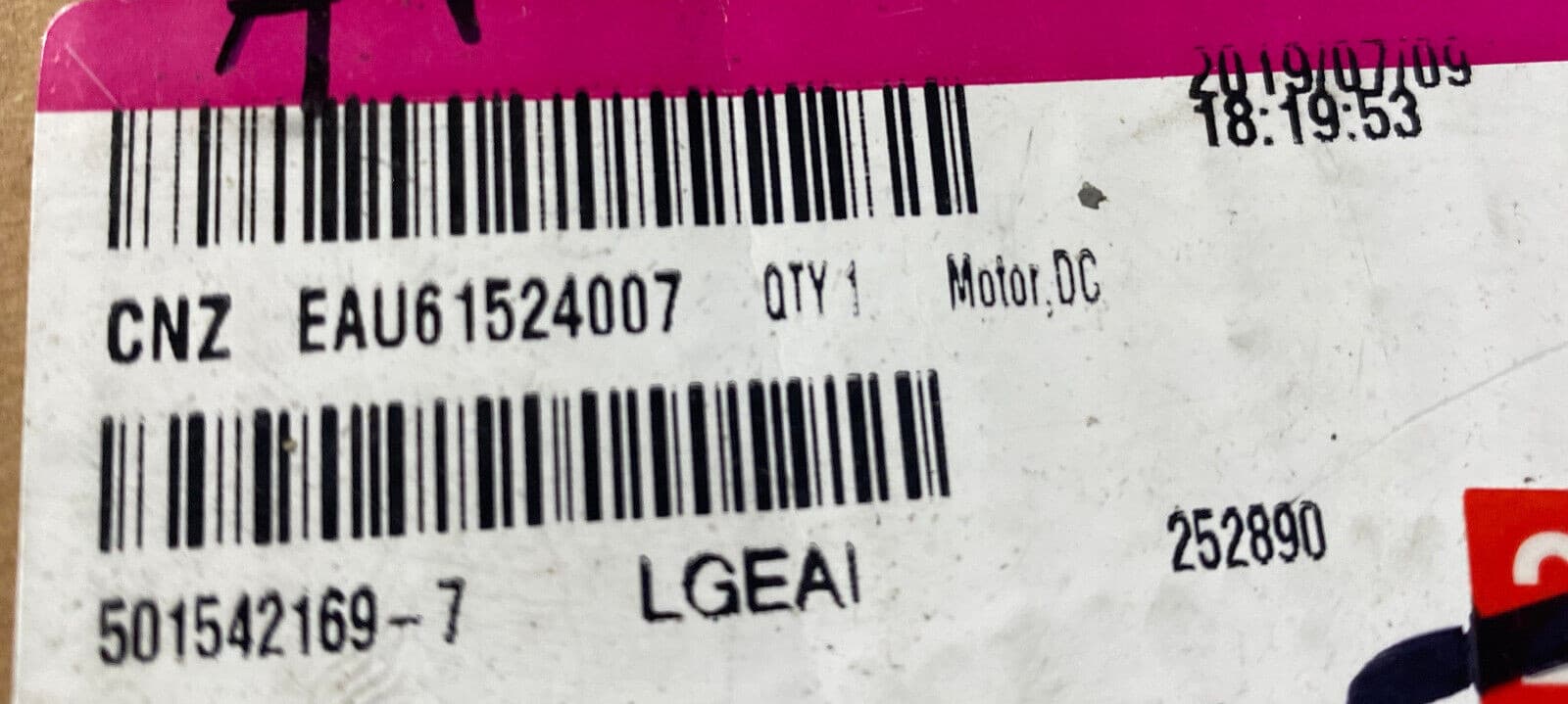 New Genuine LG Refrigerator Evaporator Fan Motor  EAU61524007 — thumbnail 7