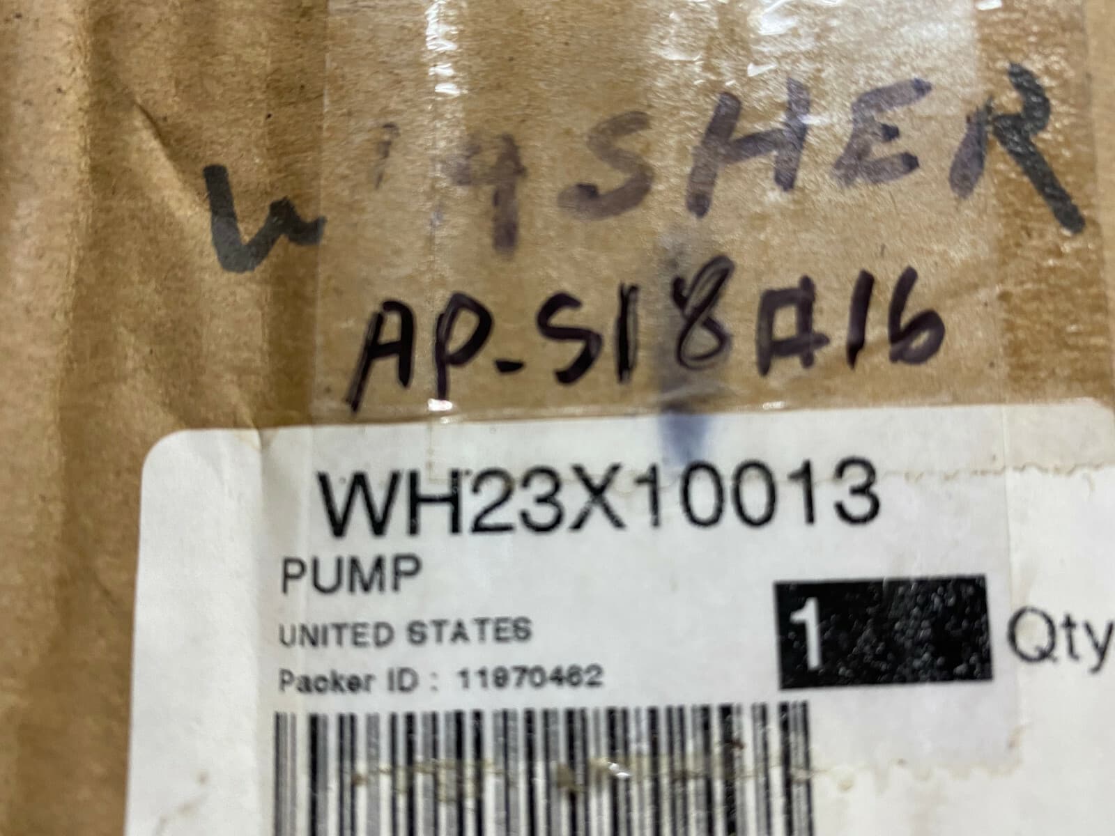 WH23X10013 OEM  GE Washer Drain Pump NEW Genuine — thumbnail 14
