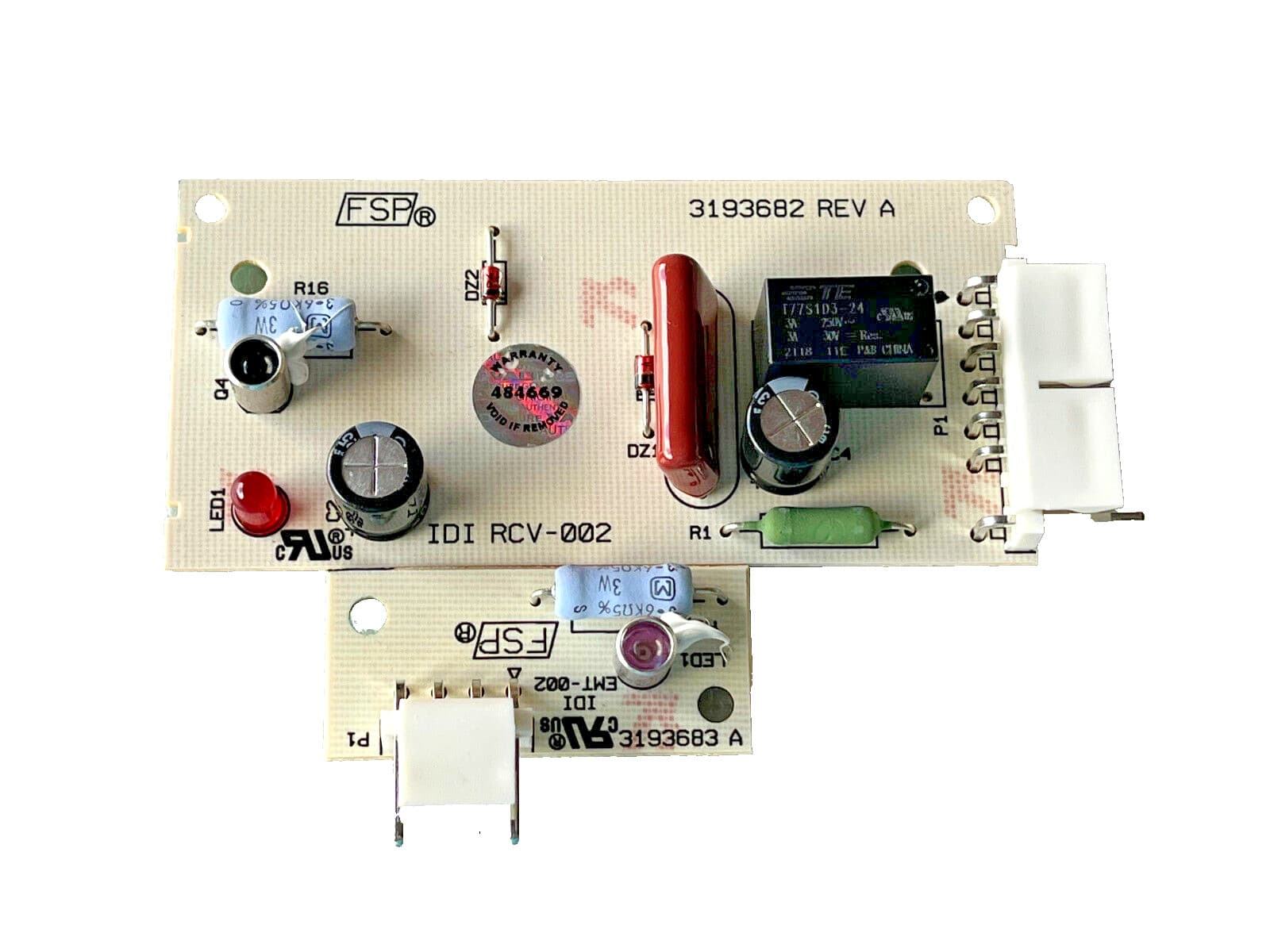 New Genuine  Whirlpool Refrigerator Ice Level Power Control Board Kit W10757851 — thumbnail 2