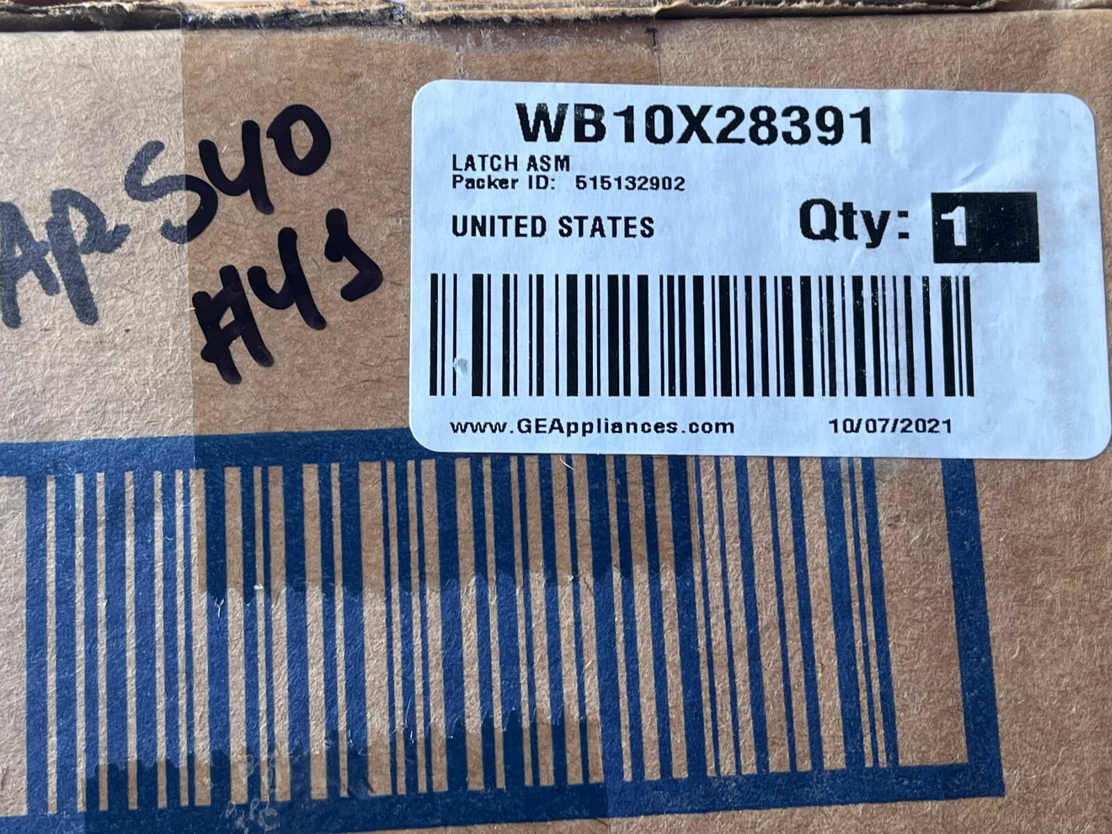 New Genuine GE Oven Latch Assembly CT9050EK4DS  WB10X28391 — thumbnail 10