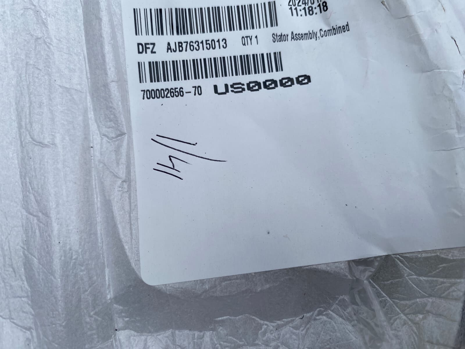 New Genuine OEM LG Washer Stator Assembly Combined  AJB76315013 — thumbnail 3