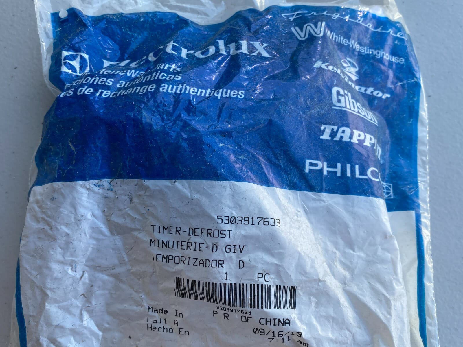 Genuine OEM Frigidaire Defrost Timer  5303917633 — thumbnail 5
