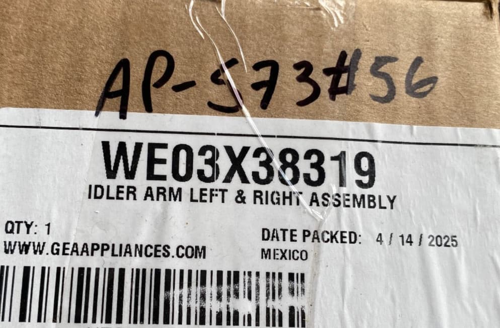 New Genuine OEM GE Idler Arm Assembly (Left & Right) PTD90EBPT2RS WE03X38319 — thumbnail 2