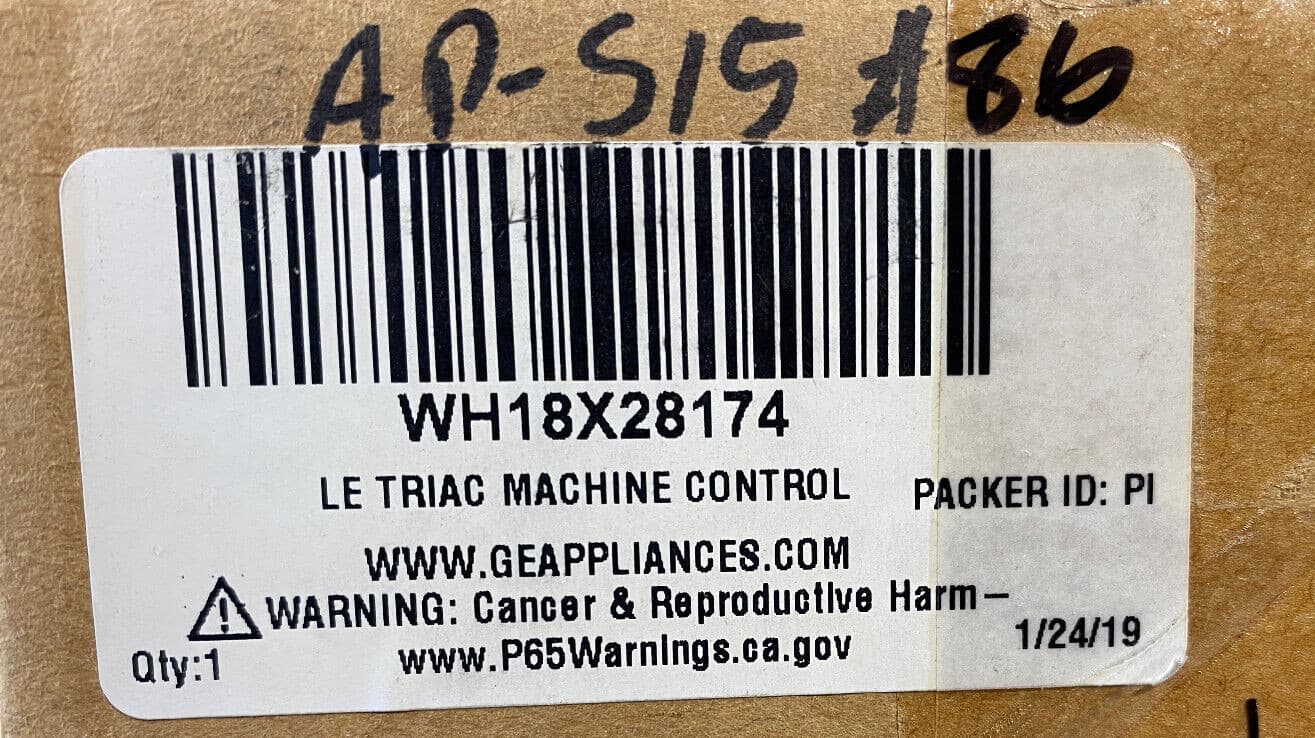 Genuine OEM GE Washer Main Control Board  WH18X28174 — thumbnail 8
