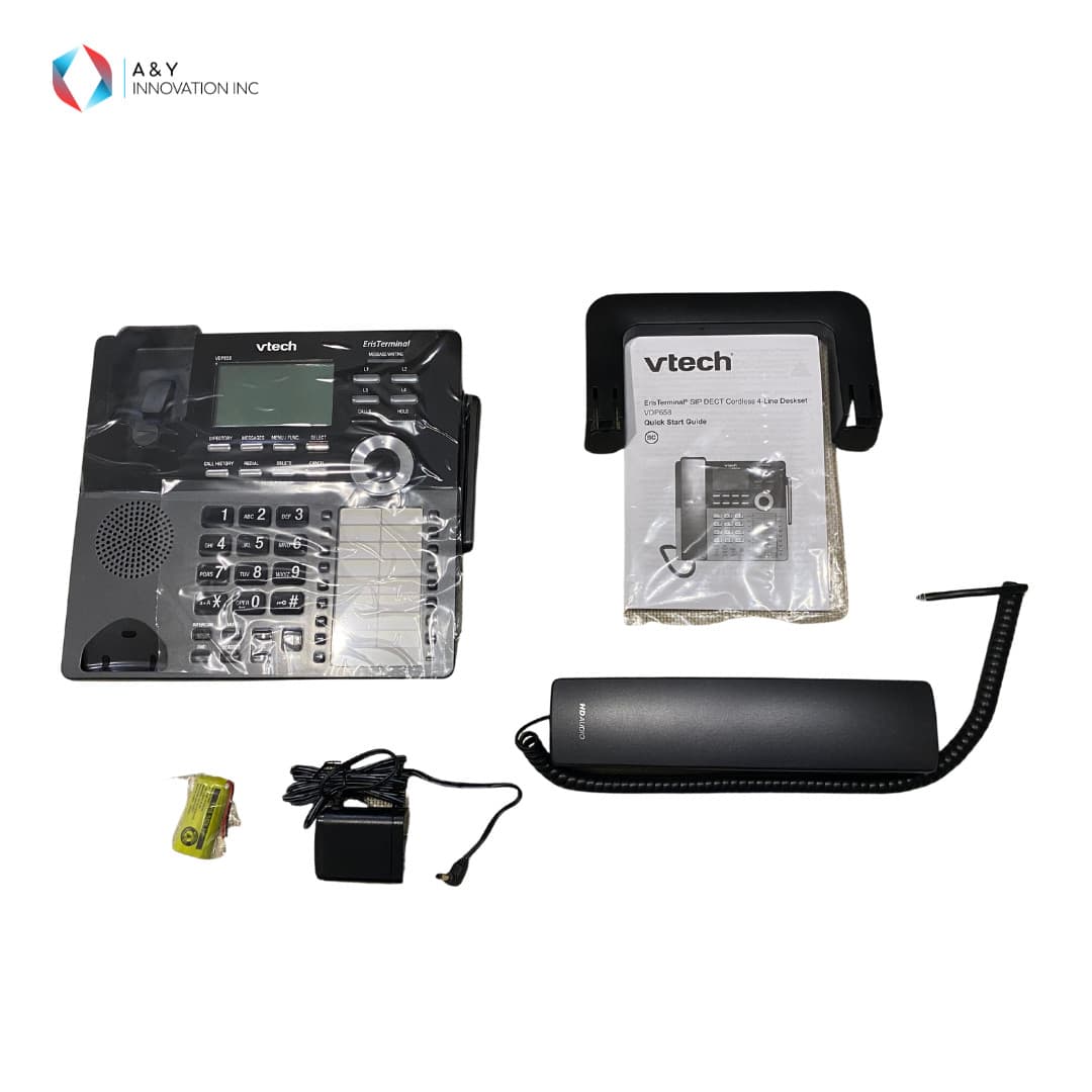 OEM Vtech ErisTerminal Sip Cordless Desksets, VDP658 4-Line — thumbnail 3
