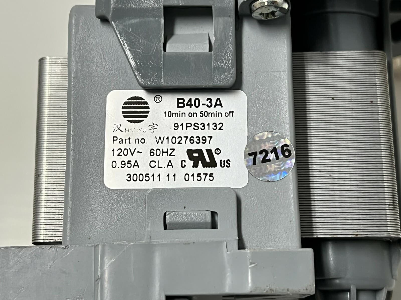 Genuine Whirlpool Washer Drain Pump Assembly W10276397 — thumbnail 4