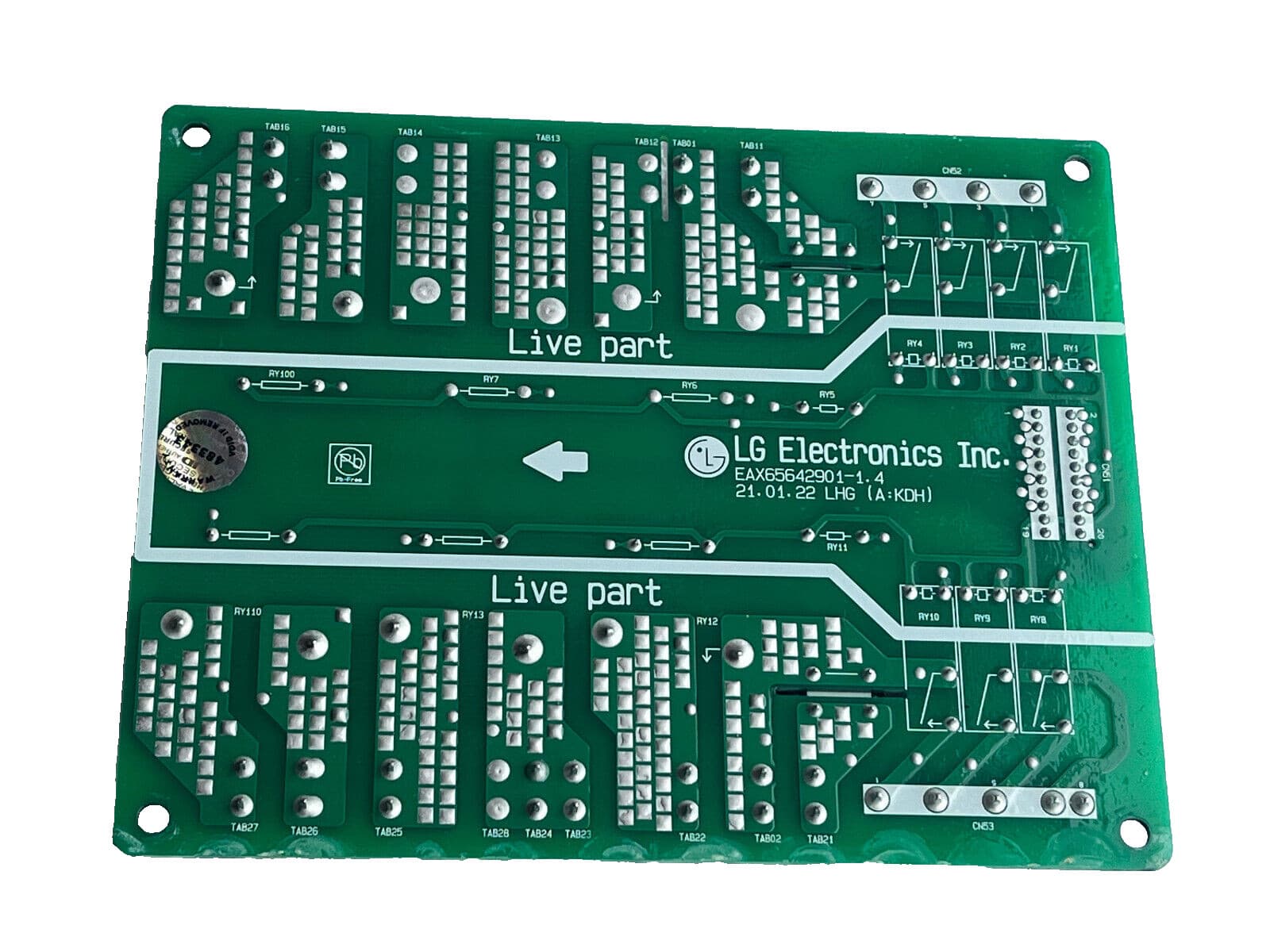 Genuine OEM LG Electric Range Power Control Board Assembly EBR80595405 — thumbnail 2