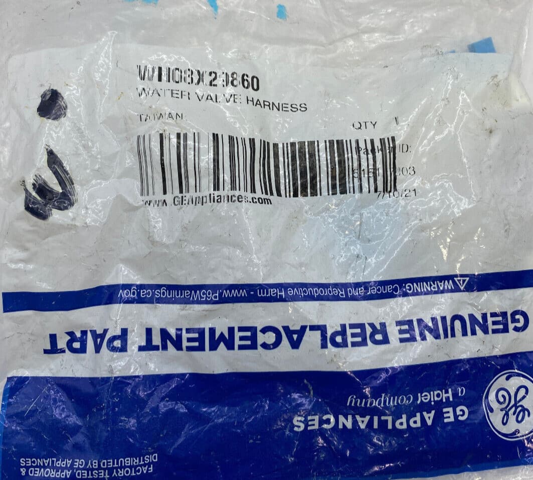 WH08X29860  OEM GE  Washer Water Valve Wire Harness New Genuine — thumbnail 2