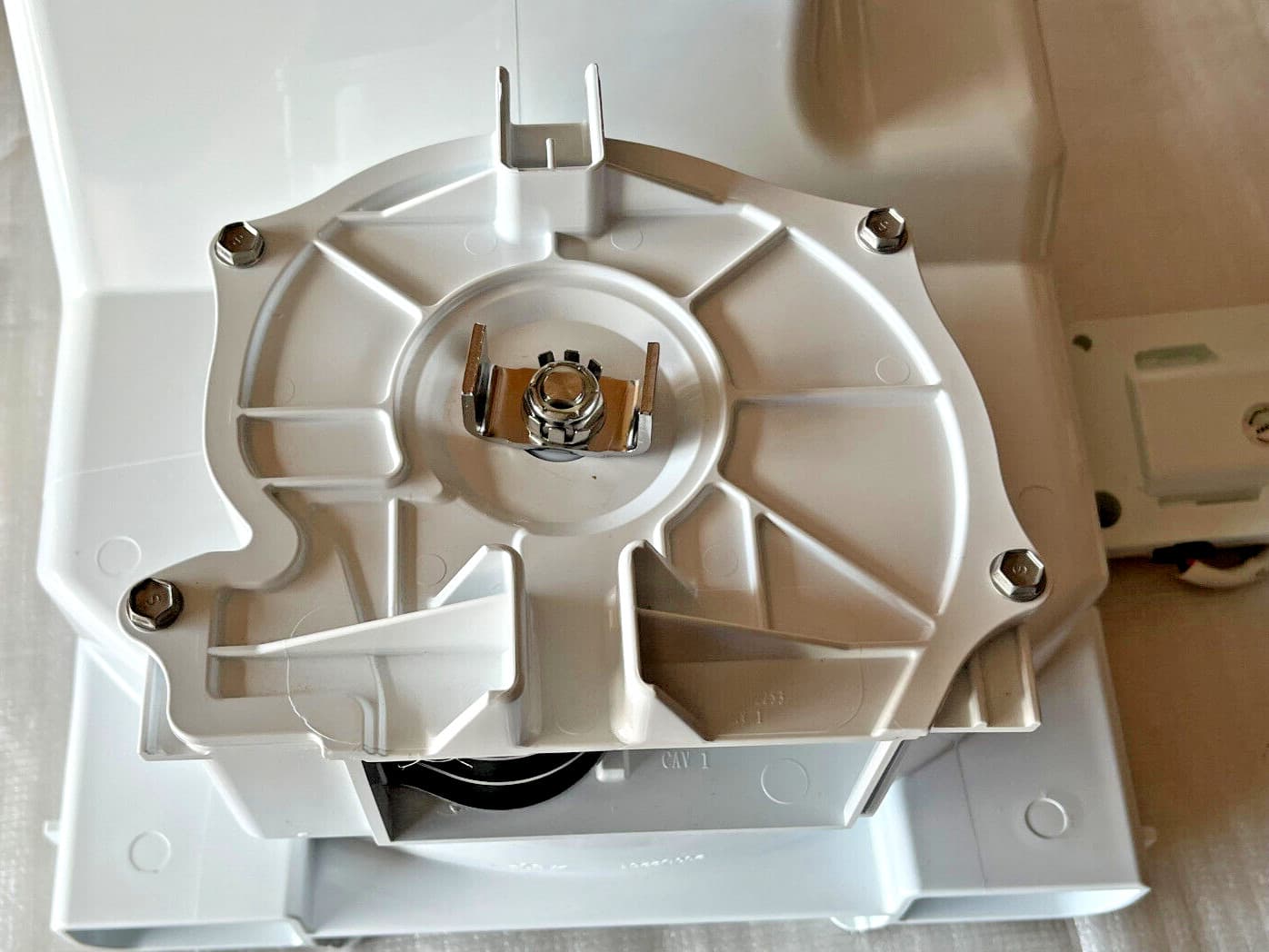 New Genuine GE Ice Bucket & Motor Kit WR49X10322 — thumbnail 2