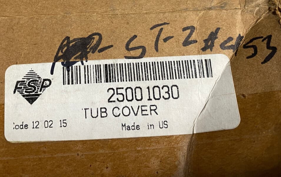 New Genuine OEM Whirlpool Tub Cover As Pack 25001030 — thumbnail 4